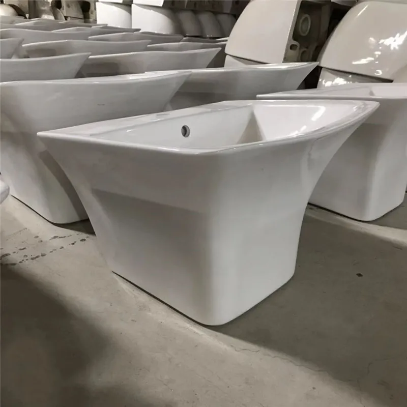 High Grade Bathroom Hand Wash Basin Sanitary Ware Ceramic Square Wall Hung Sinks With Good Price