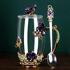 Purple-Cup+Spoon+Lid-High Style(350ml)