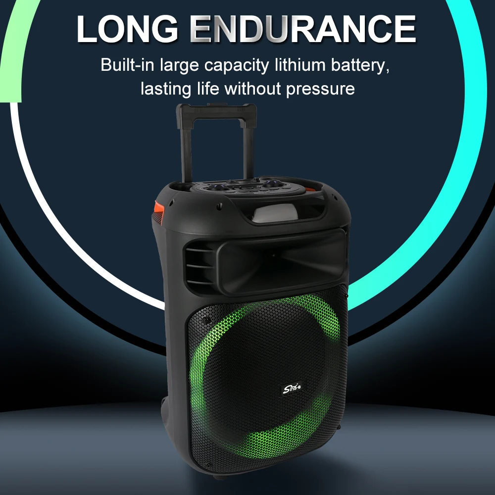 SING-E ZQS12133 - 60W Power Bluetooth Speaker with LED Lights