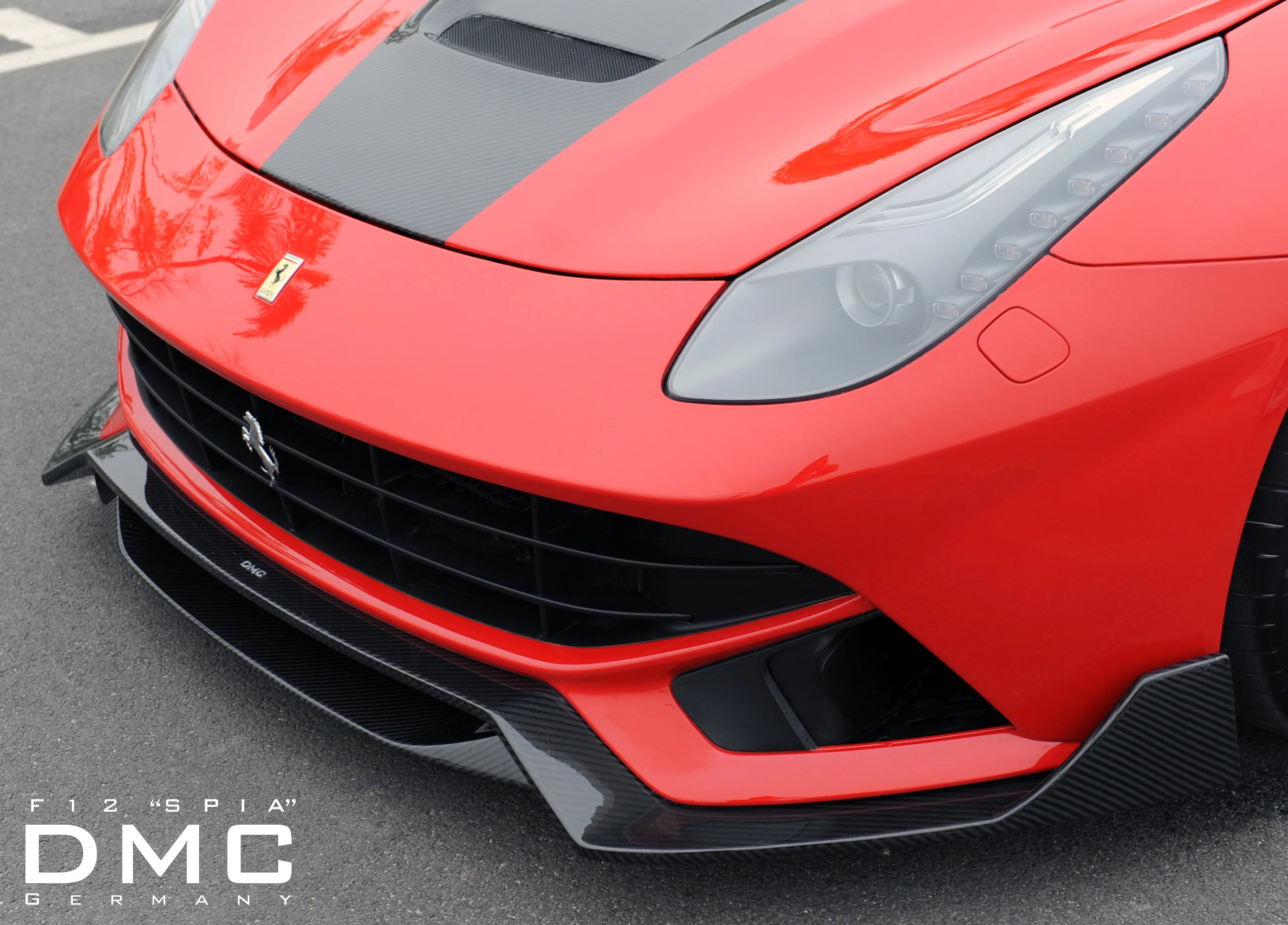F430☆フロントカーボンリップスポイラー☆中古 HAMANN FERRARI F430
