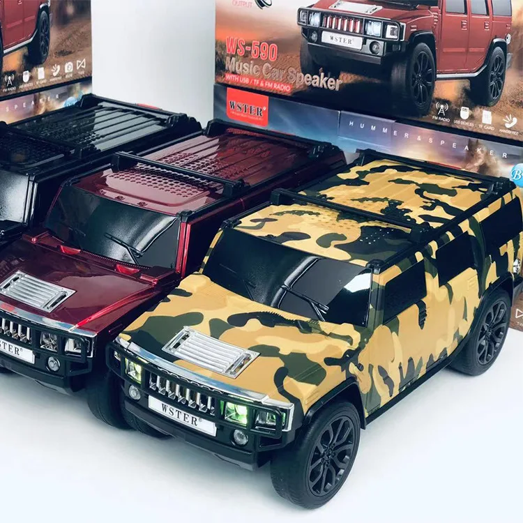 Новый дизайн WS-590 портативный H5 беспроводной автомобильный караоке TWS BT динамик с