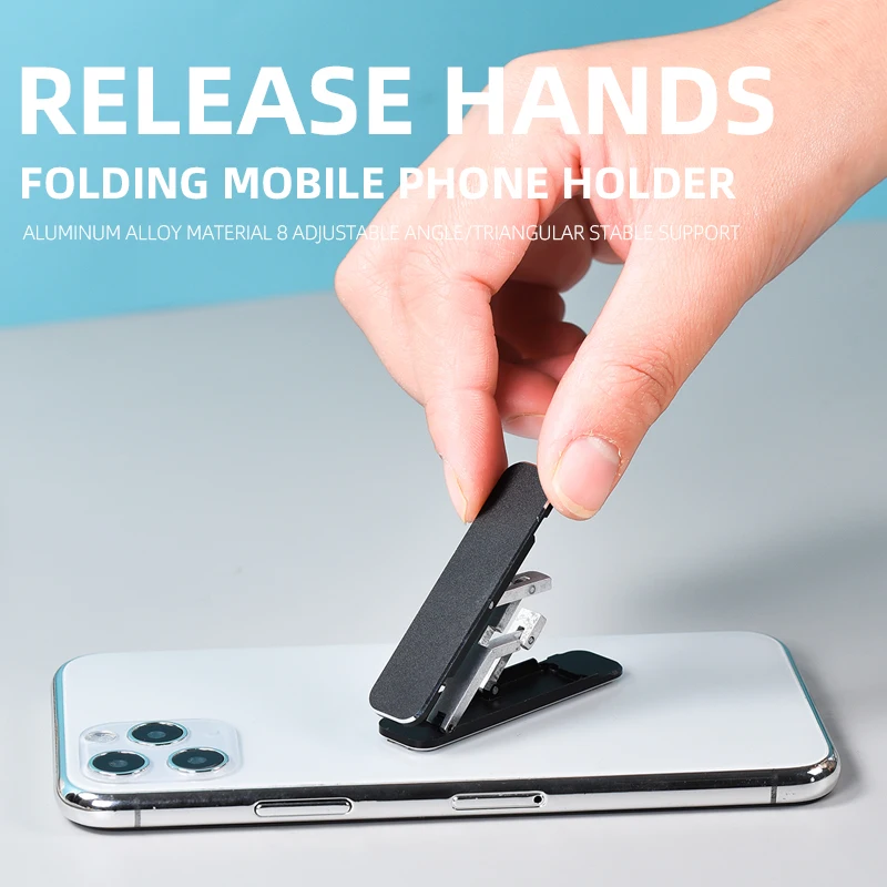 Luxury Aluminium Folding Mobile Holder for Desk & Bed