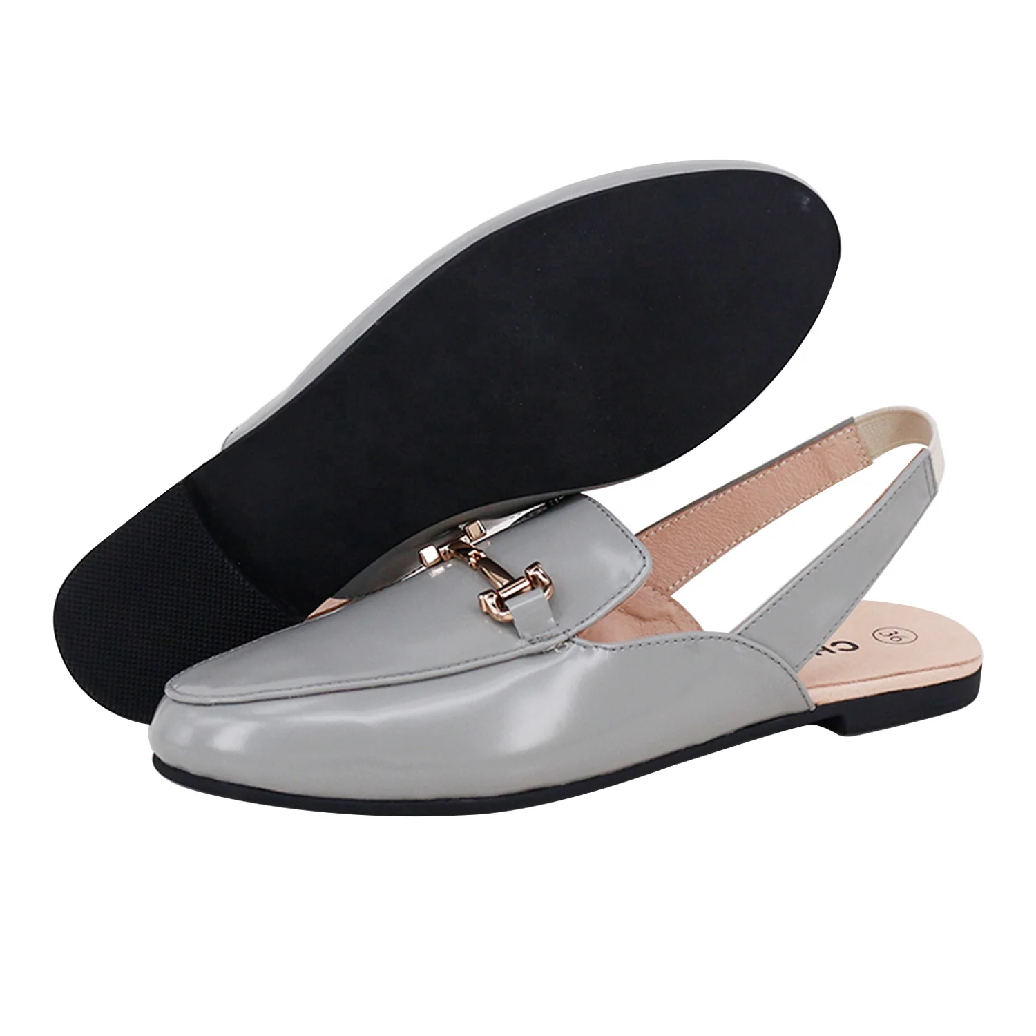 Choozii Оптовая Продажа Новый дизайн натуральная кожа Глянцевая верхняя летняя плоская резиновая подошва платье сандалии для детей