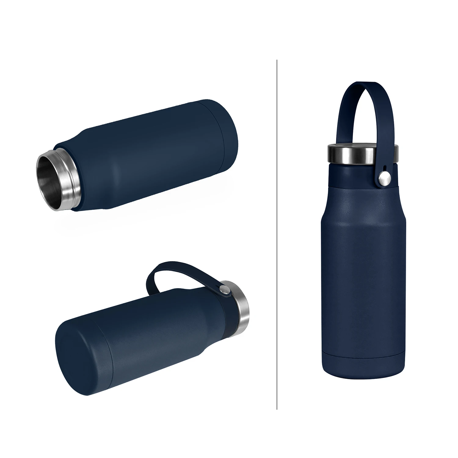 ANSHENG 500ml 709ml Vacuum Flask Keep Cold 24hrs Sports Stainless Steel Water Bottle
