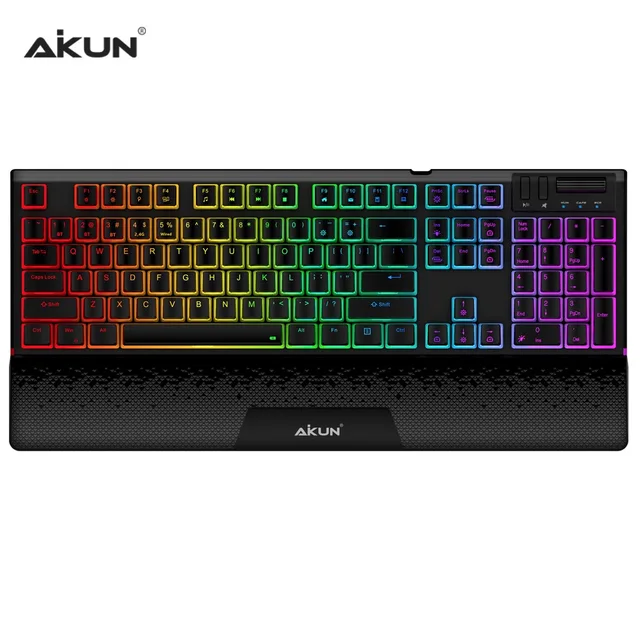 GX922WR Professional Wireless Mechanical Gaming Keyboard - RGB Backlight - OUTEMU 50 Million MX Red Switches, Aluminum Structure