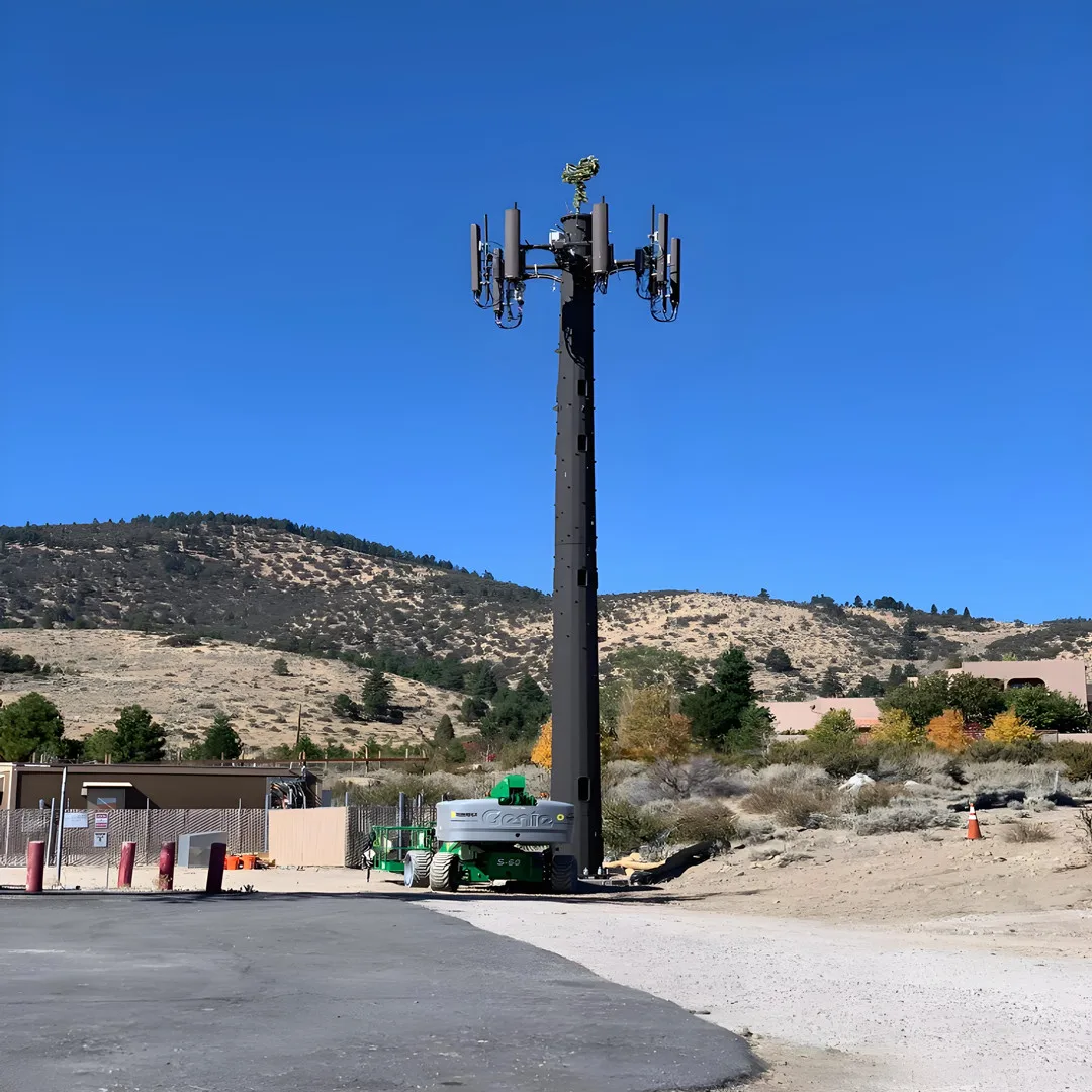 Steel Self-Supporting Monopole Signal Towers for High-Speed Urban Small-Cell Networks Connectivity details