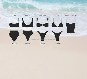 Customized Swimwear Classic  Style Bikini Hot High Quality Quick Dry Swimwear & Beachwear