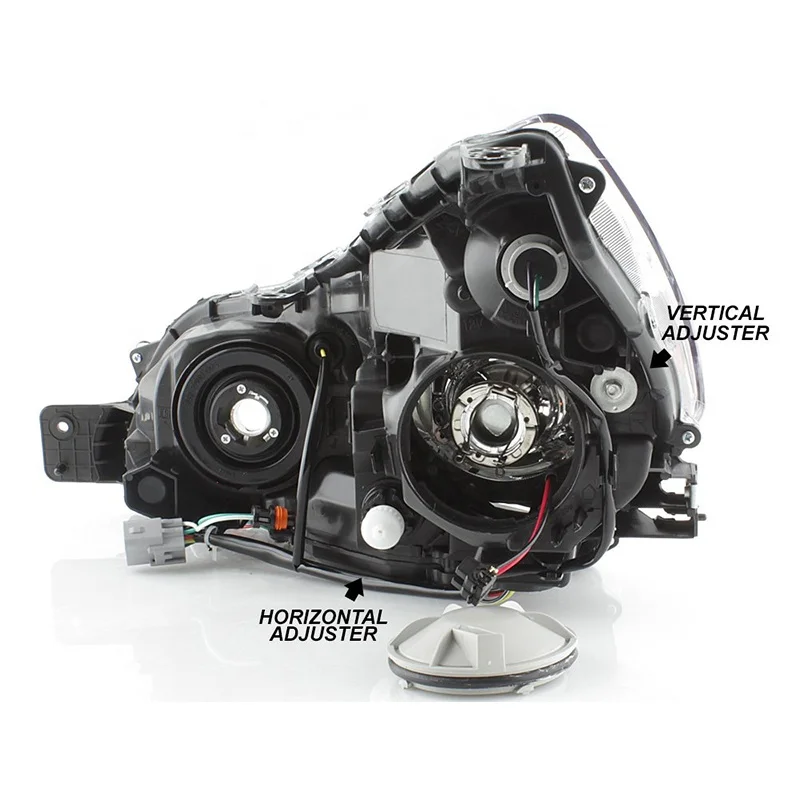 Auto Headlight Apply to SUBARU OUTBACK LEGACY 2010 2011 2012 2013 2014  Projector Black Headlights Head Lamp