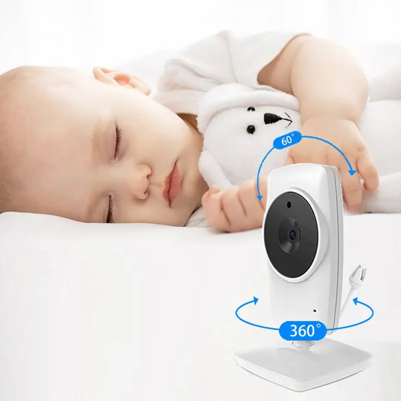 OEM SM32 Wireless Baby Monitor with Camera IR Night Vision Babyphone Temperature Crying Monitoring Video Recording Nanny Cam