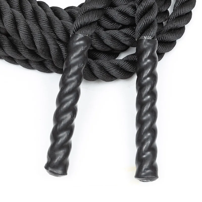 
 Гимнастическое снаряжение 50 мм полиэстер сила фитнеса тренировочный якорь Боевая веревка с крышкой  