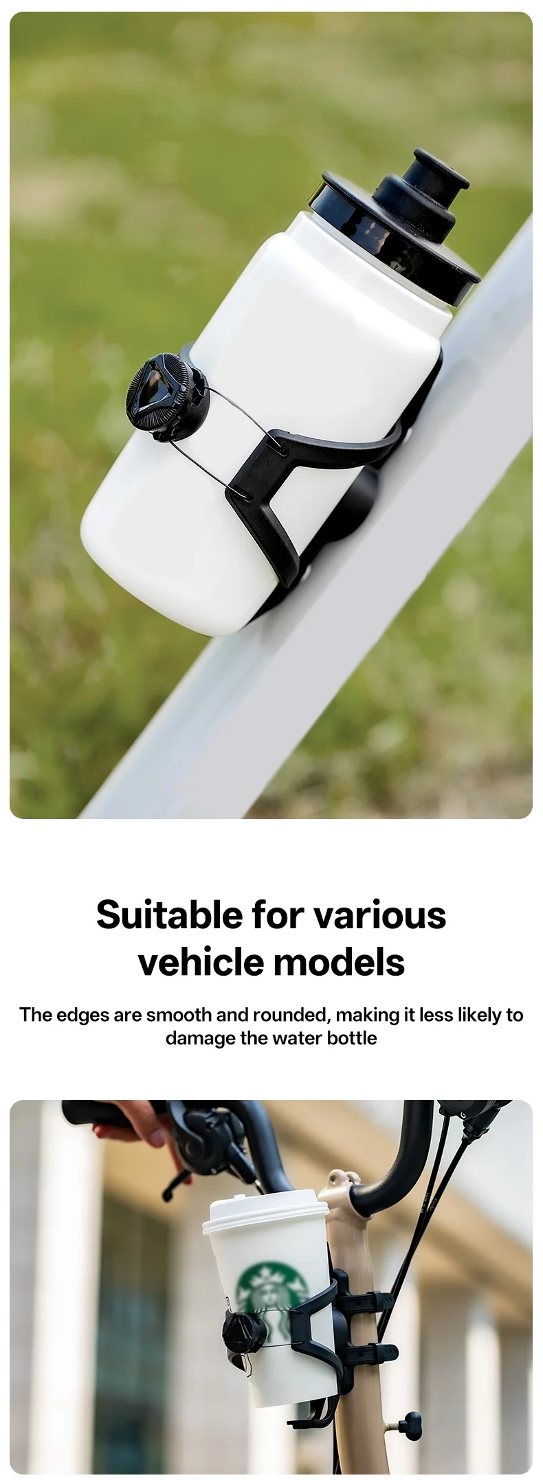 Porte-bidon de vélo réglable avec emplacement pour airtag_voghion.com