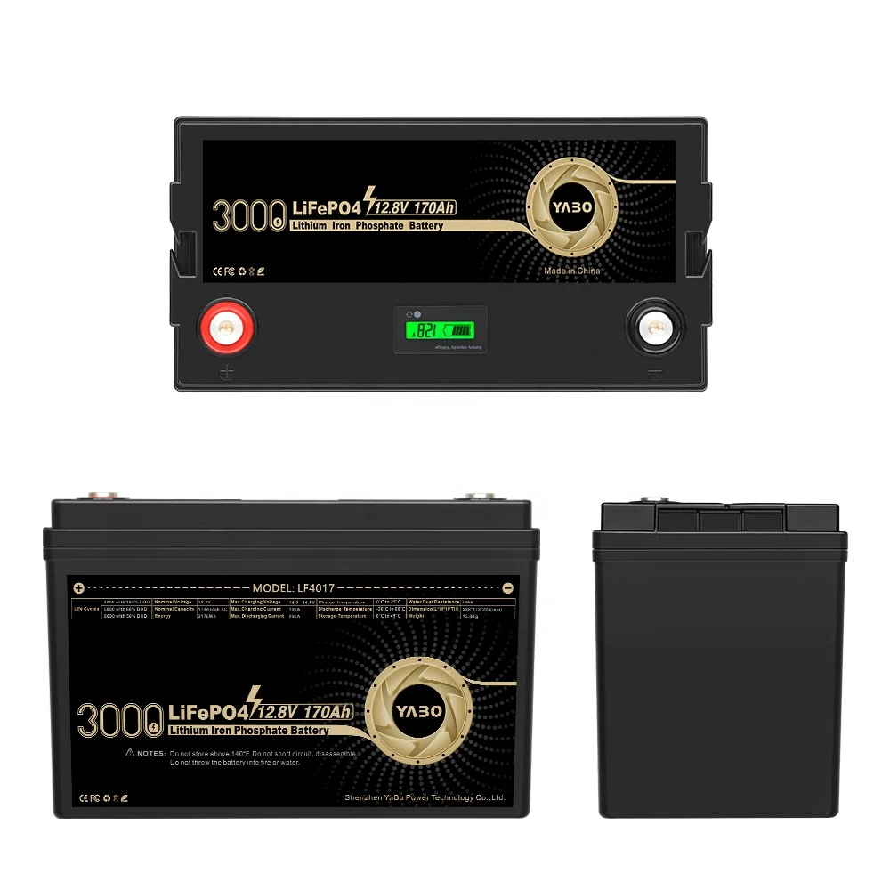 Solar Energy Storage Systems Deep Cycle High Performance Lithium Ion Battery 12v 170ah Lifepo4