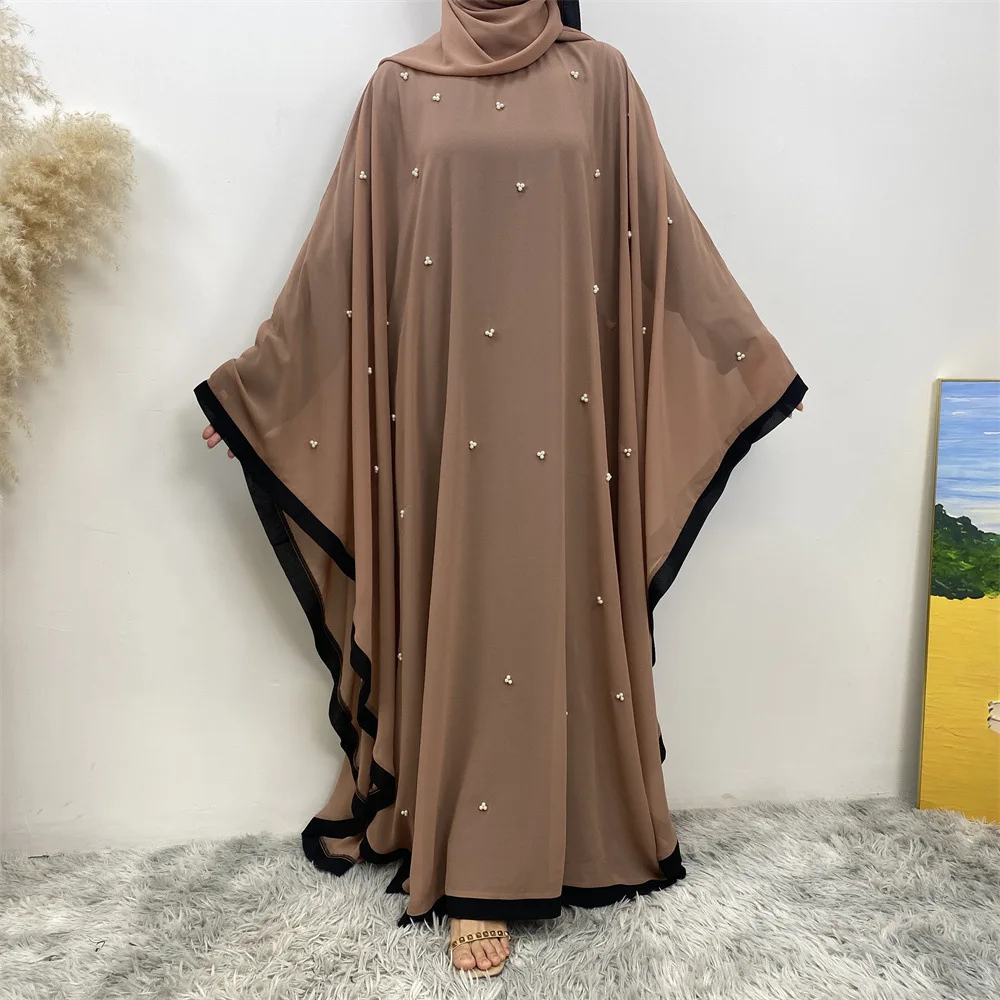 Elegant Indonesia Southeast Asia Chiffon Loose Bat Sleeve