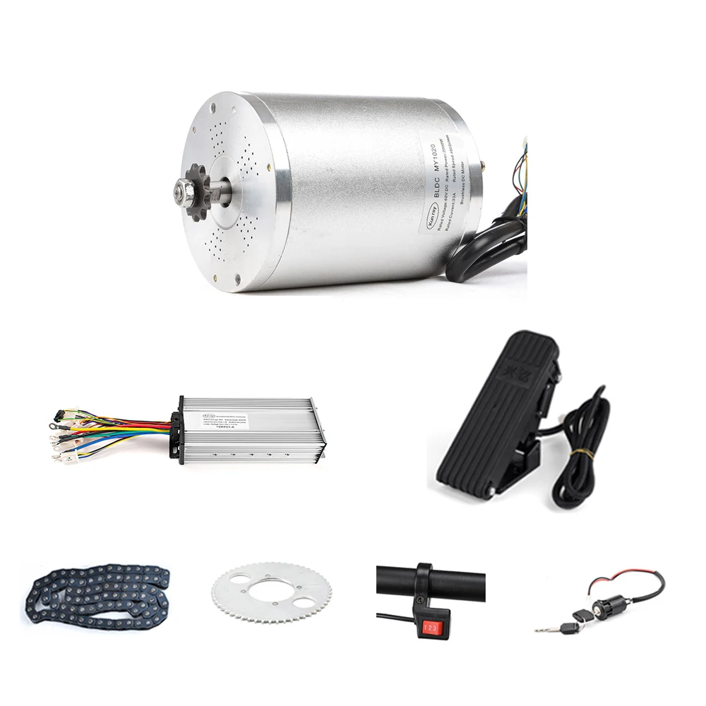 Kit Moteur Brushless 60V 2500W MY1020 - Pour Go-kart électrique