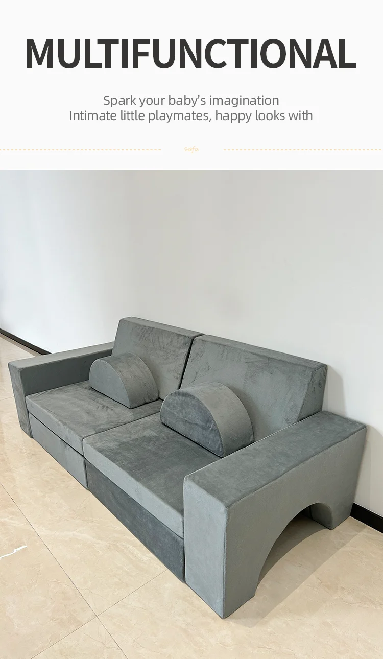 10 Pieces Toddlers Babies Playhouse Play Couch Set Game Sofa