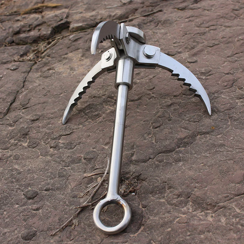 Claw carabiner Grappling Hook Survival Outdoor
