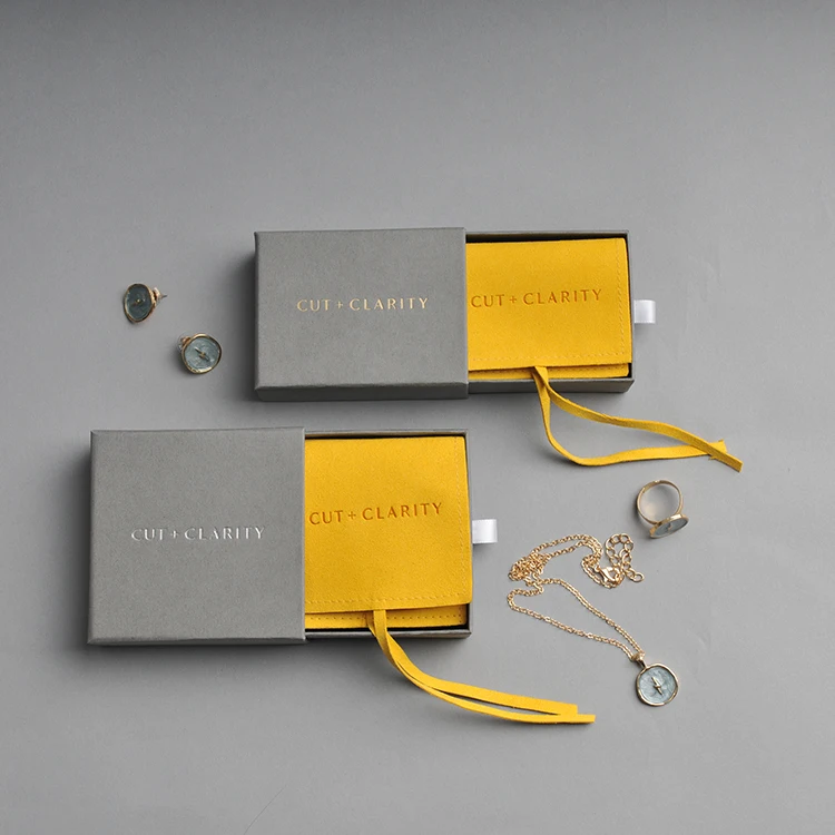 Special Custom Modern Minimalist Design High Quality Paper Jewelry Box Packaging Bag