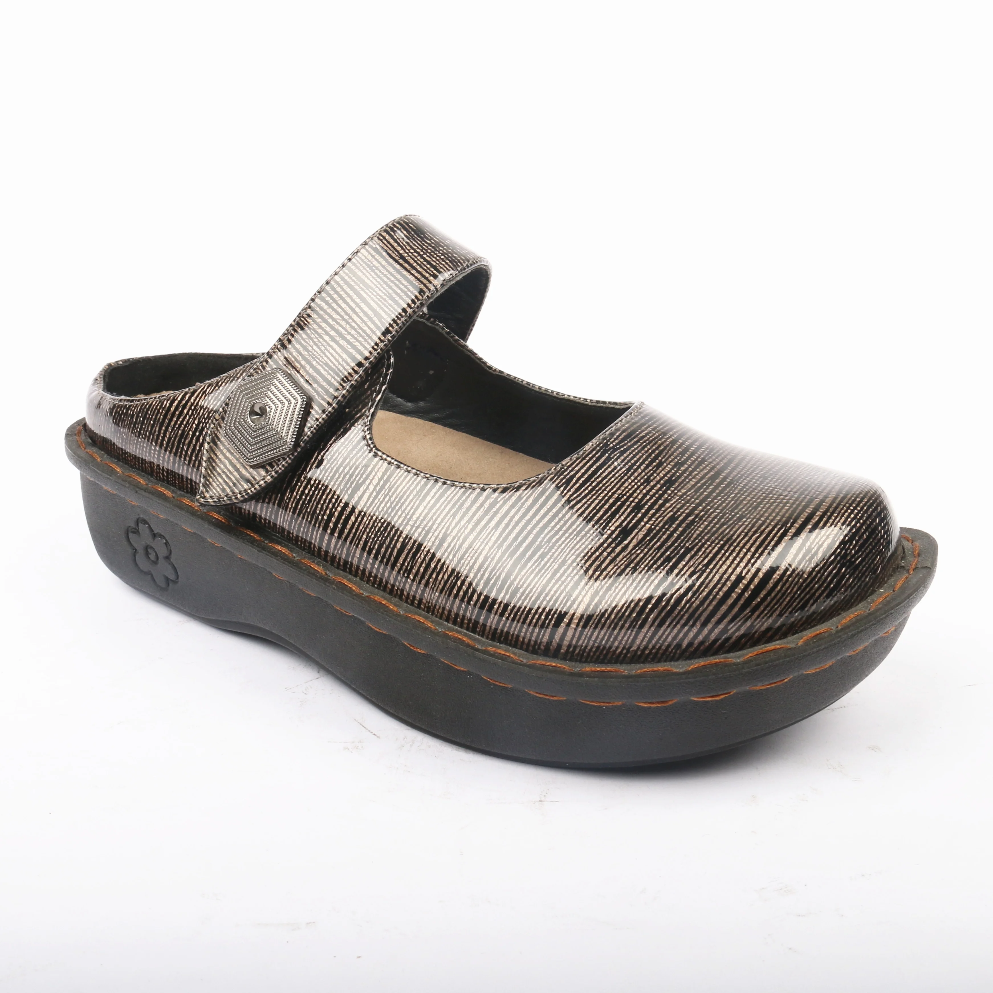 floral nursing clogs