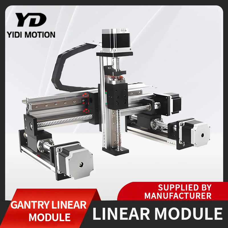 Heavy Duty CNC Motorized XYZ Gantry Robot System with Linear