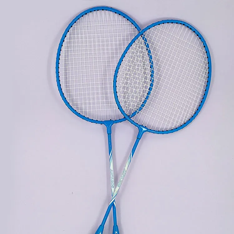 Woven Cover Steel Badminton Racket Brand Anyball 206 Racket Low Price for Sports  Offensive Type (Heavy Tip & Hard Rod) details