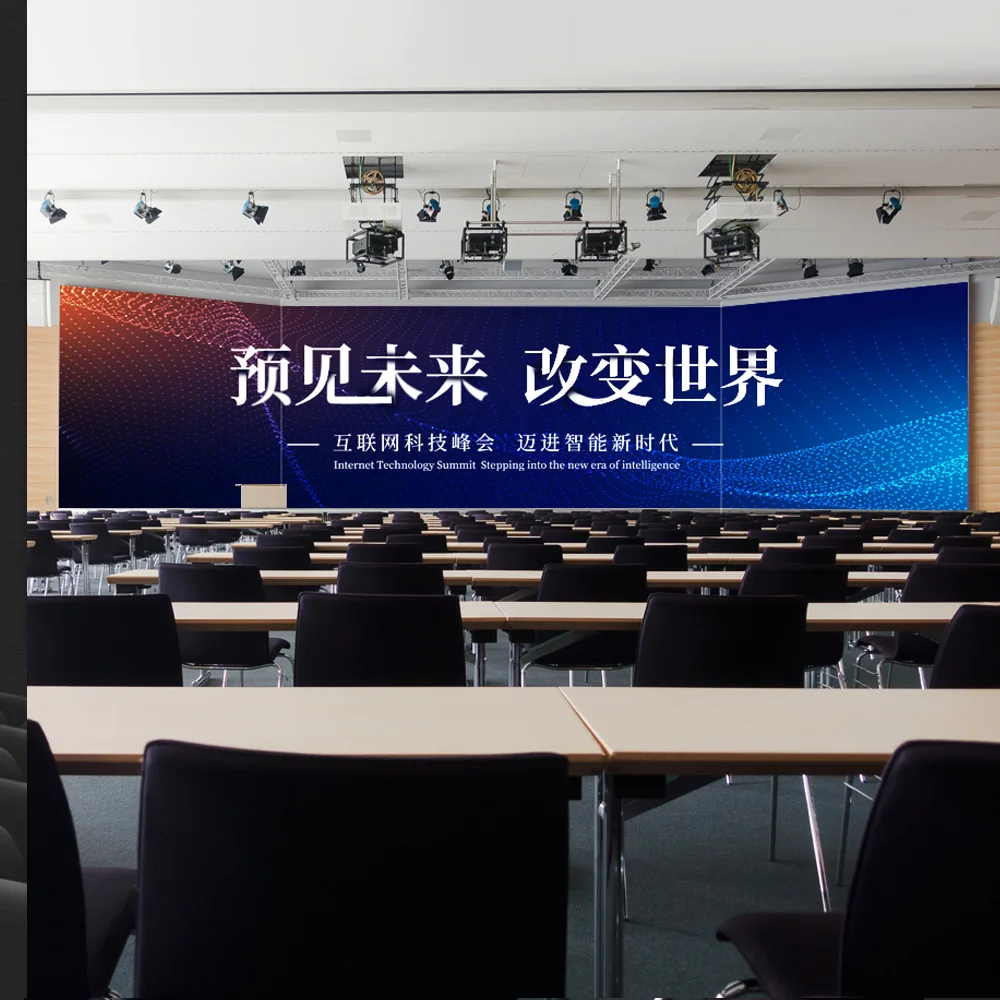 China groothandel led-reclamescherm binnen hoge helderheid binnenmuurbevestiging reclamescherm