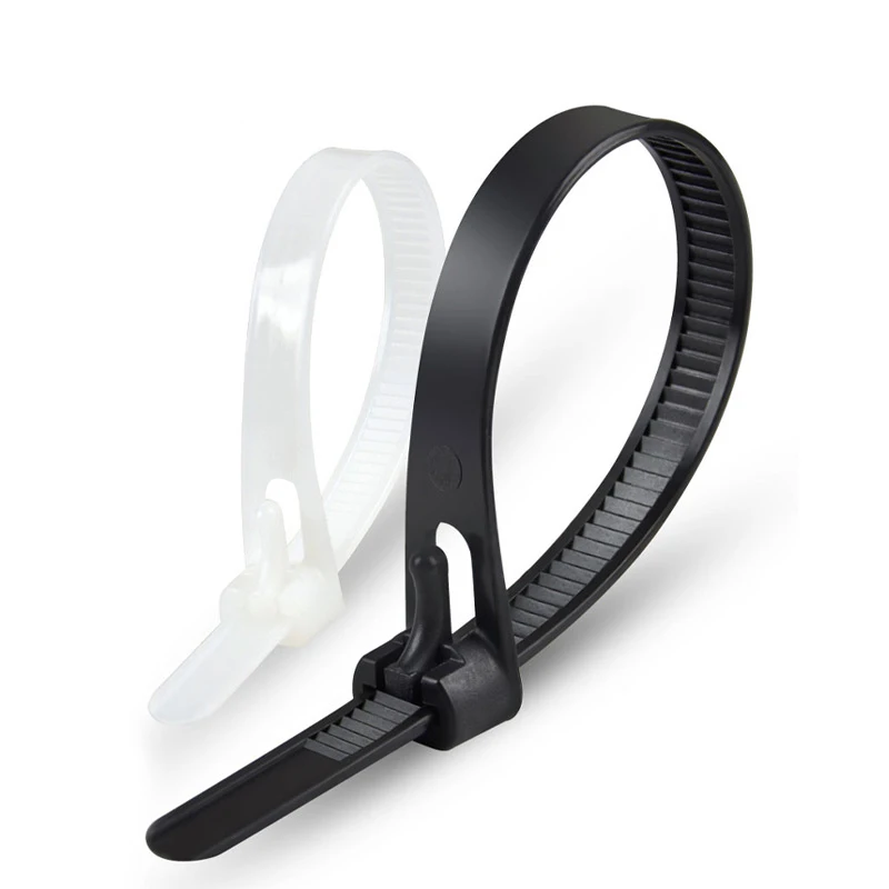 Kabelbinder Aus Nylon, 50 Stück, Weiß, 50 Cm Lang, Ultrastark & Selbstsichernd