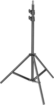 Neewer 118"/3m Stainless Steel Light Stand, Spring Cushioned Heavy Duty Photography Tripod Stand With 1/4 to 3/8 Universal detail image