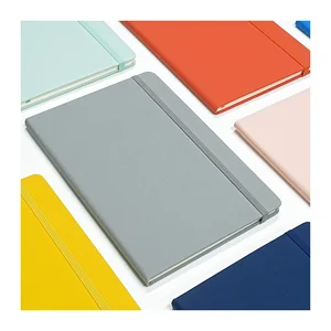 Wholesale PU Leather Journal Ready to Ship A5 Hardcover Agenda Effective Cost Custom Logo Line Diary Notebook for Student