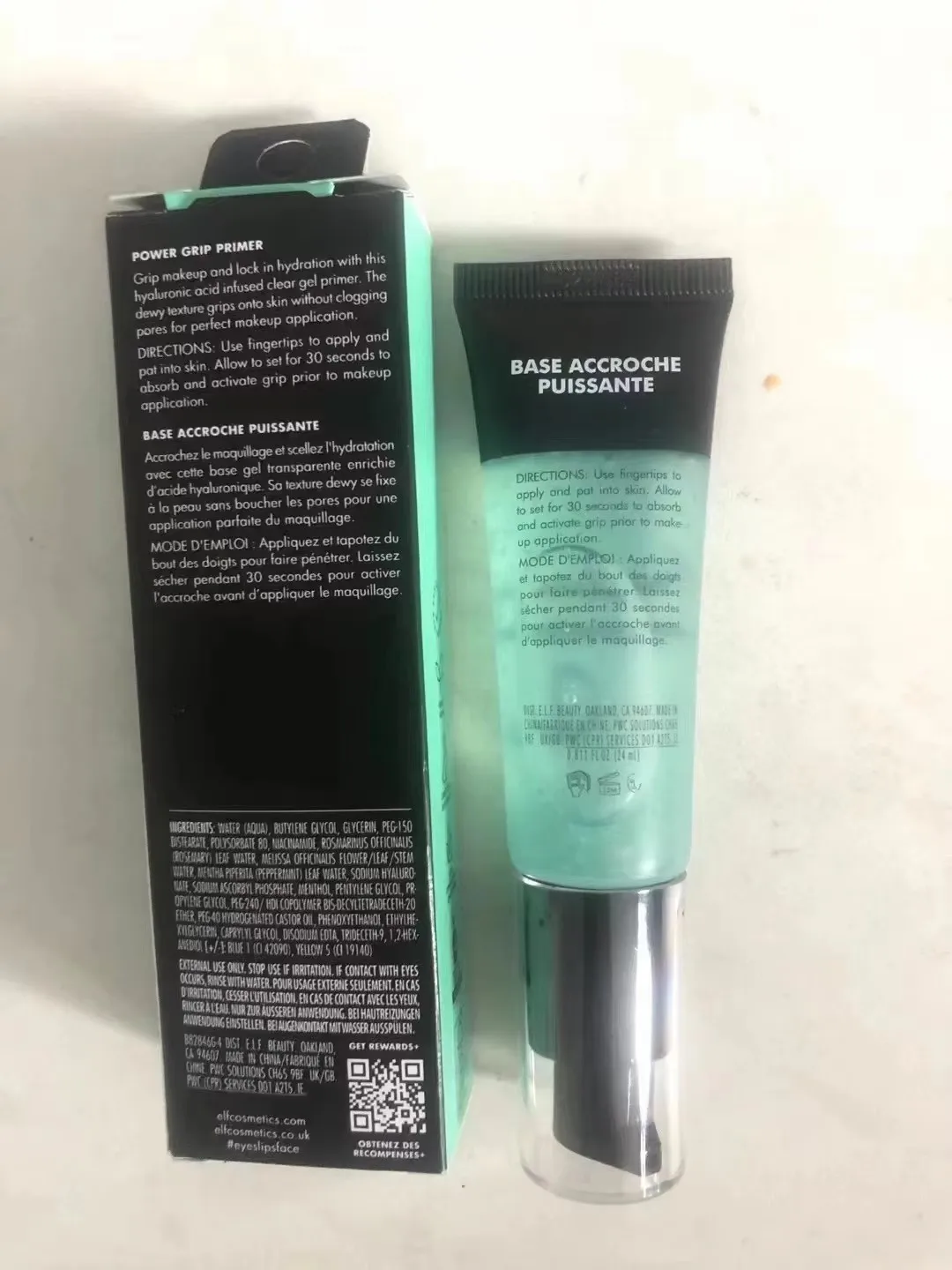 Elff 24ml Power Grip Primer Gel-Based Face Primer for Smoothing Skin Gripping Makeup Face Primer