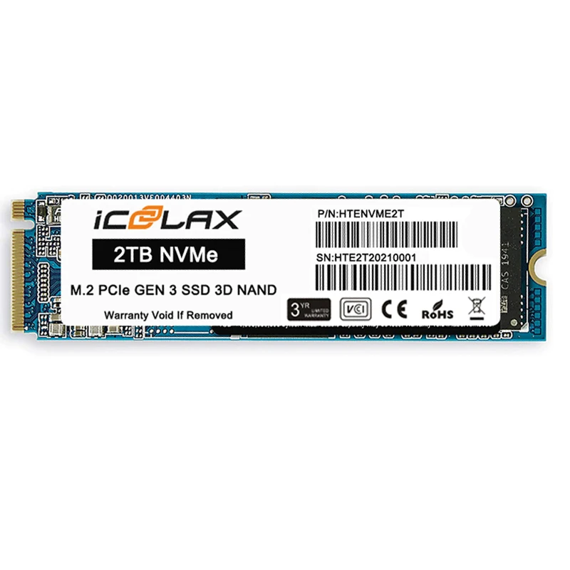 ICOOLAX M.2 Nvme SSD - 256GB High-Speed Solid State Drive