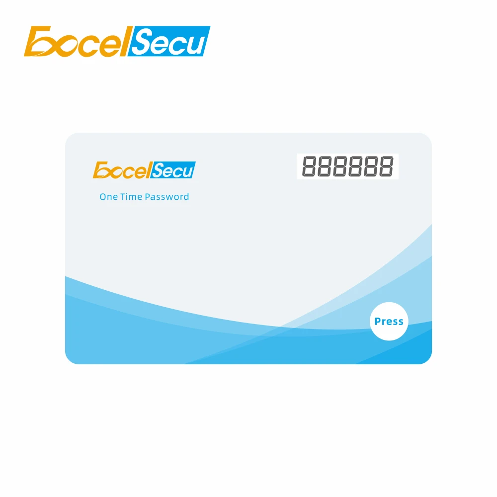 OTP Display Card One Time Pass Word Digits OATH TOTP Payment Protect