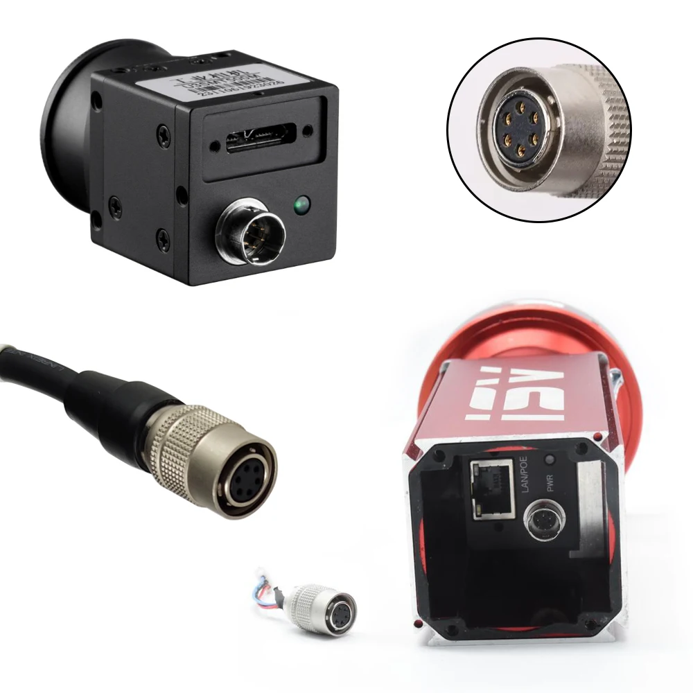 Sentech Camera Cable Industrial Camera Power Cable Hirose 6 Pin Female Hr10a Circular ...