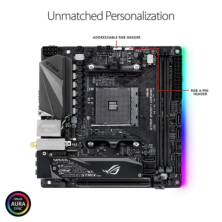 ASUS ROG STRIX B450-I GAMING Motherboard Supports AMD Ryzen 2nd Generation  CPU With AM4 Socket 32GB DDR4 Memory ITX Motherboard| Alibaba.com