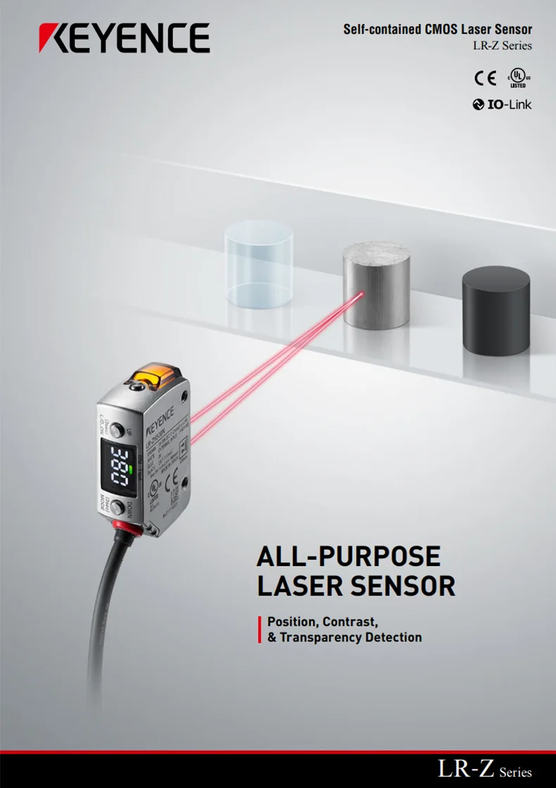 KEYENCE genuine product with CMOS laser sensor LR-ZB250AN reflective  photoelectric switch sensor| Alibaba.com