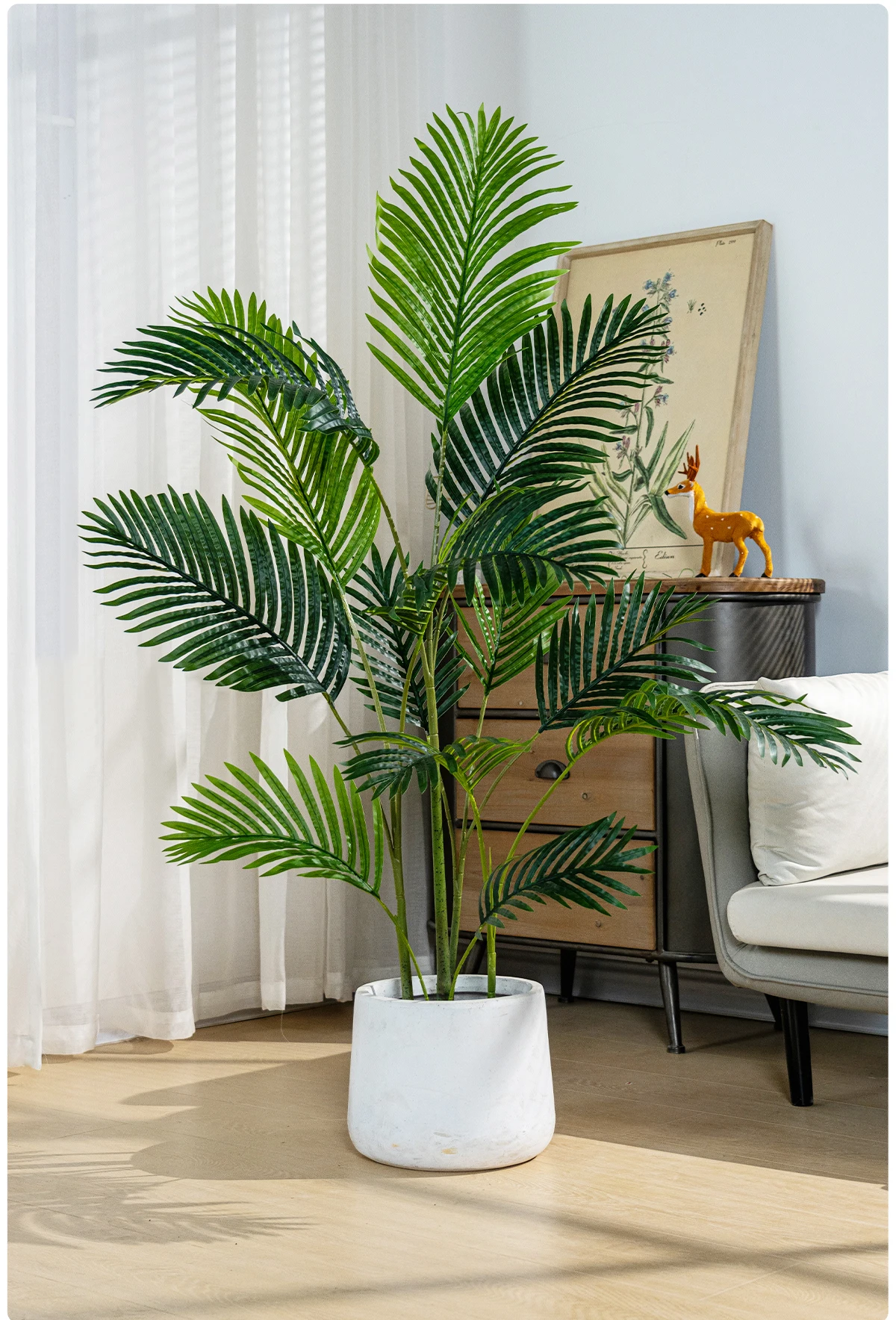 Plastic Artificial Plants Pot Decorative Tree Artificial Leaves Plants Faux Plants Greenery for Indoor Christmas Tree Decoration factory