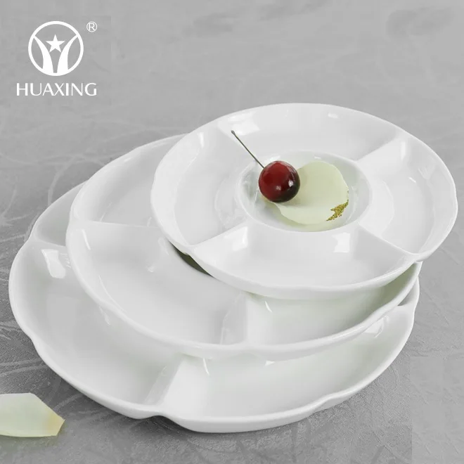 porcelain divided dinner plates