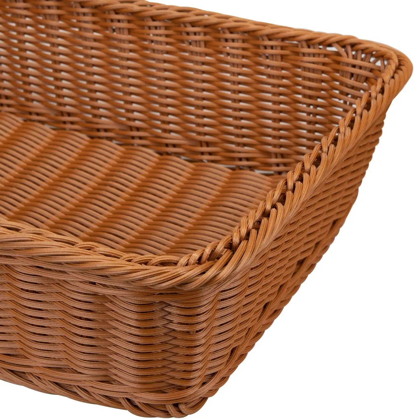 2 Tier Fruit Display Stand With Rattan Bread Basket Set Buffet Risers Food Display Stands