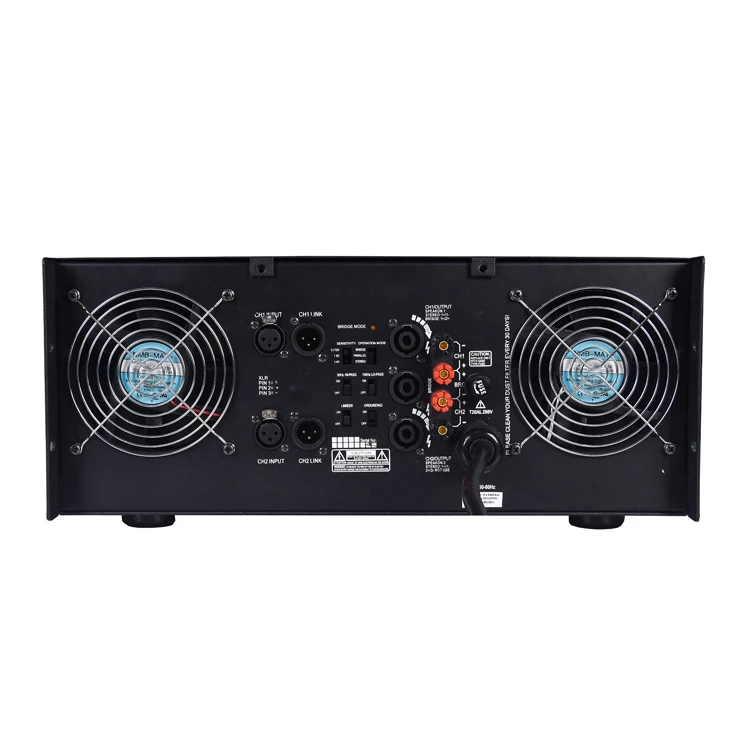 4U 2 Two Channel Class H 3050w 3150w 3250w 3350w 3450w 3550 Dj Club Active Powered Fidek Power Mixer Professional Amplifier