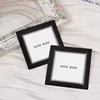 Black and white blooming cardboard square 8*8cm