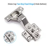 35mm cup two way fixed hinge(4 hole bottom)