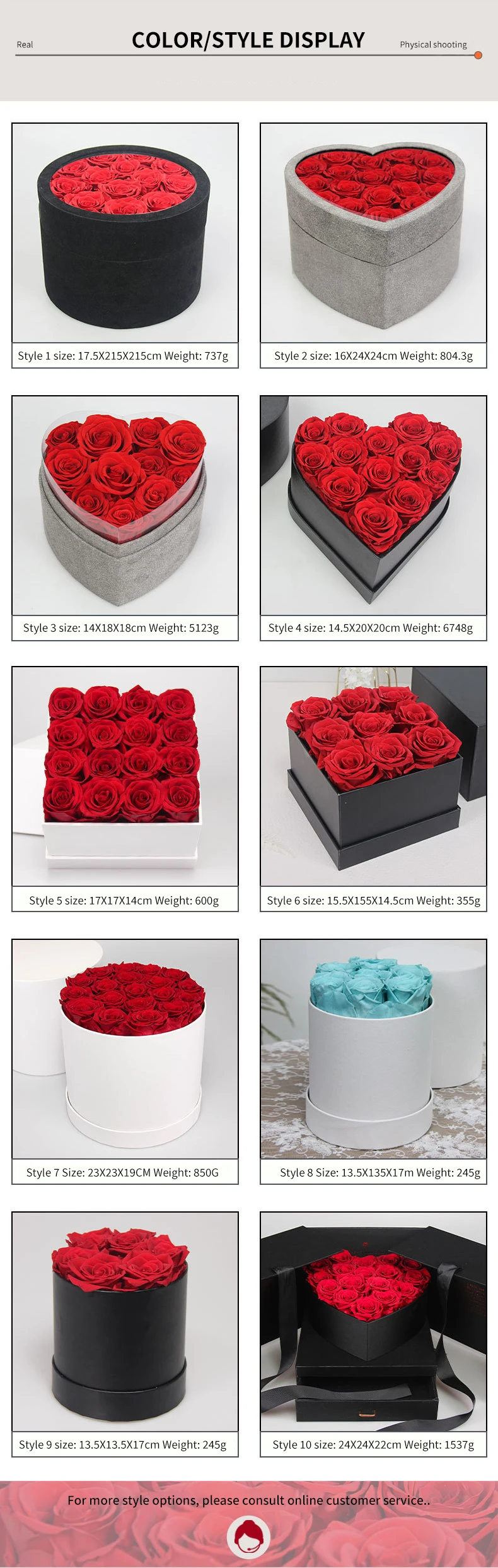 Immortalities Roses DKB Dried Rose Long Lasting Real Natural Eternal Immortality Save Roses ...