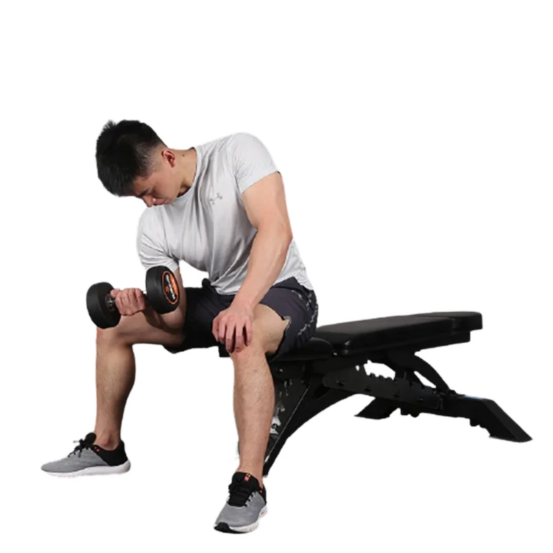 Rising Fitness Strength Training Free Weights Home Use Steel Core Black Unisex Rubber Bumper Dumbbells Set