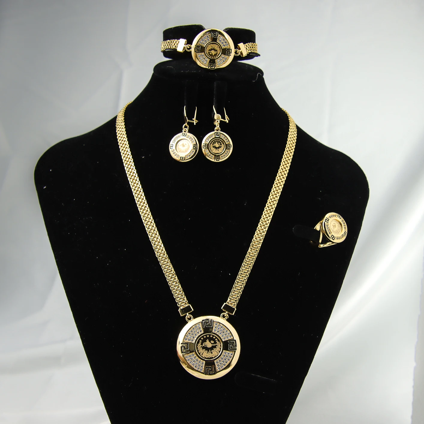 Turkish Coin Jewelry Sets - Elegant 18k Gold Bracelets