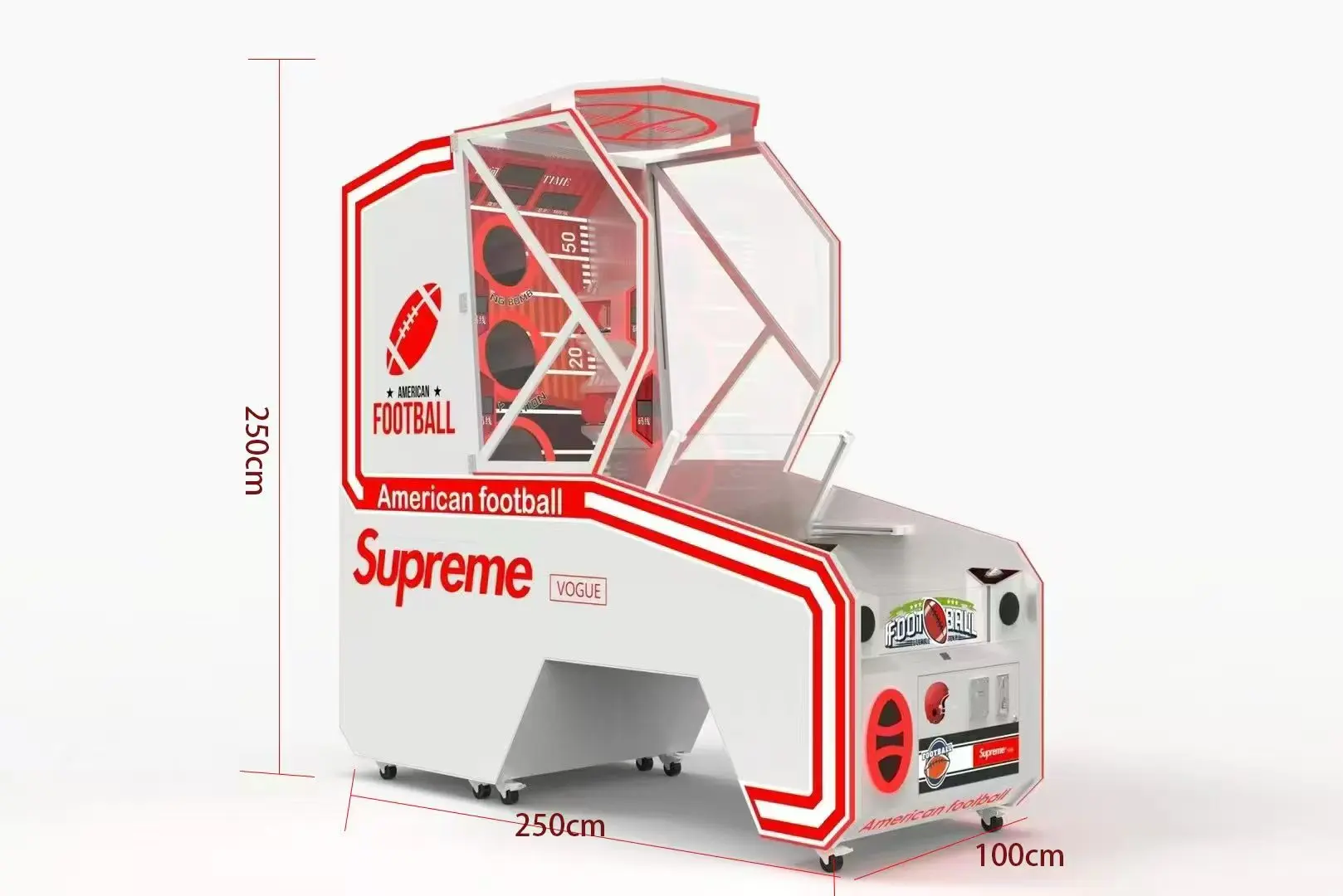 새로운 코인 작동식 슈퍼 쿼터백 스포츠 머신 풋볼 리그 아케이드 복권 아케이드 게임기 판매