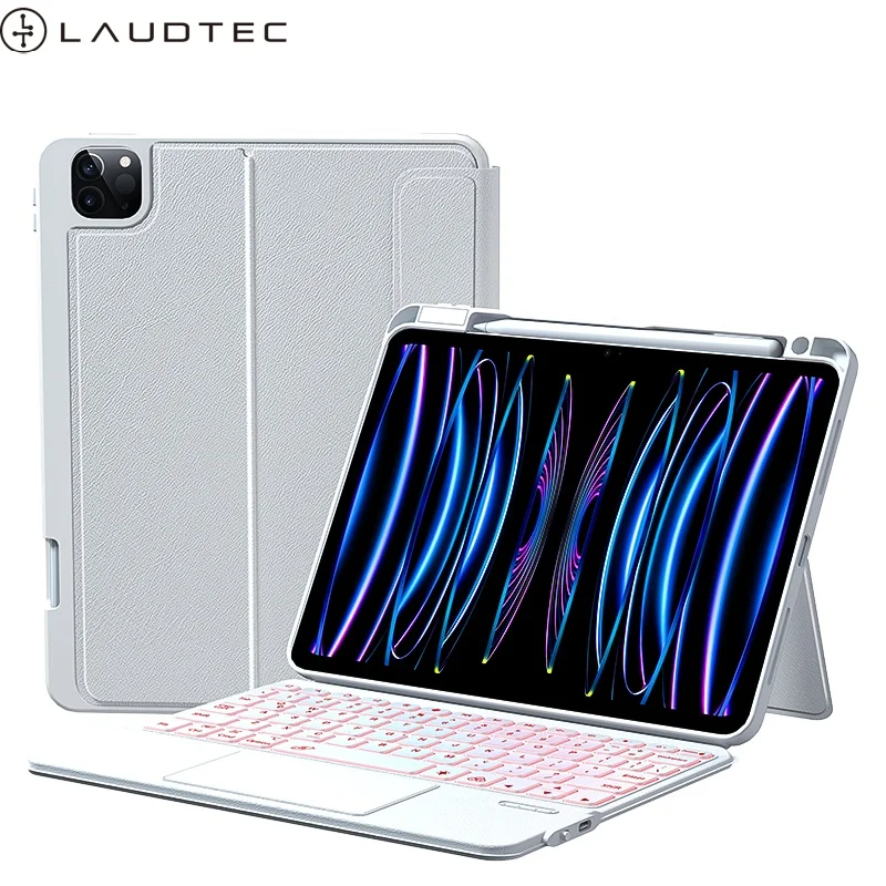 Detachable Keyboard Case for iPad 10/ 11 A16 Multi-Angle Magnetic Stand Anti-Scratch  Drop Proof Protective Cover with Slot