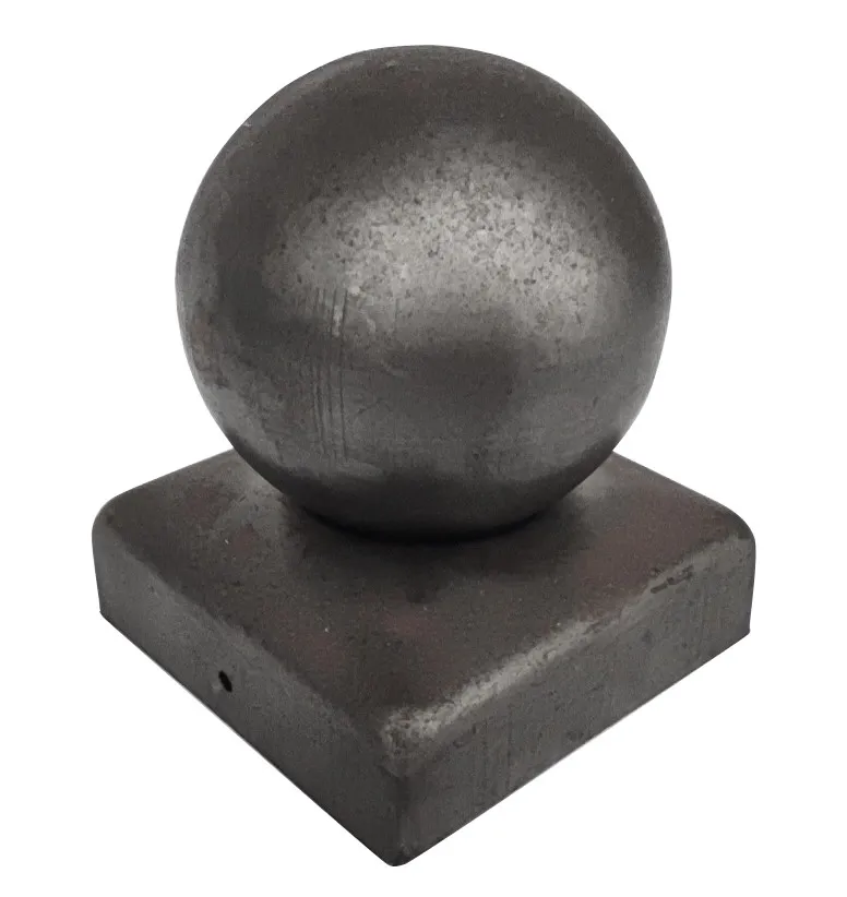 Round Ball Post Cap  Fence Post Caps Steel Ball Post Cap
