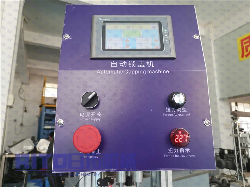 Factory Direct Sale Durable Semi Automatic Ropp Cap Screw Bottle Automatic Bottle Capping Machine