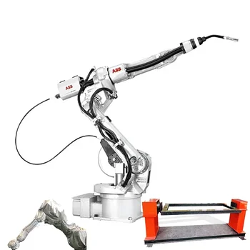 Popular 6 Axis China Frame CNC Arc Tig Welding Robot Machine ABB Arm 1520ID For Spot Welding and Fiber Laser Welding Machine