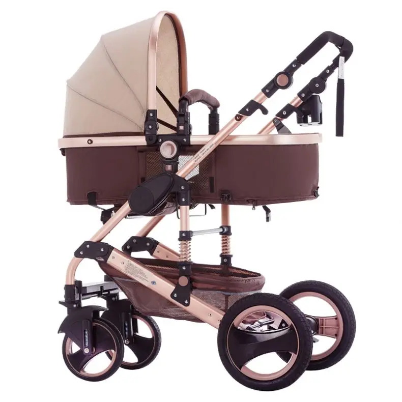 High Landscape Factory 3 in 1 Folding Baby Stroller Travel System