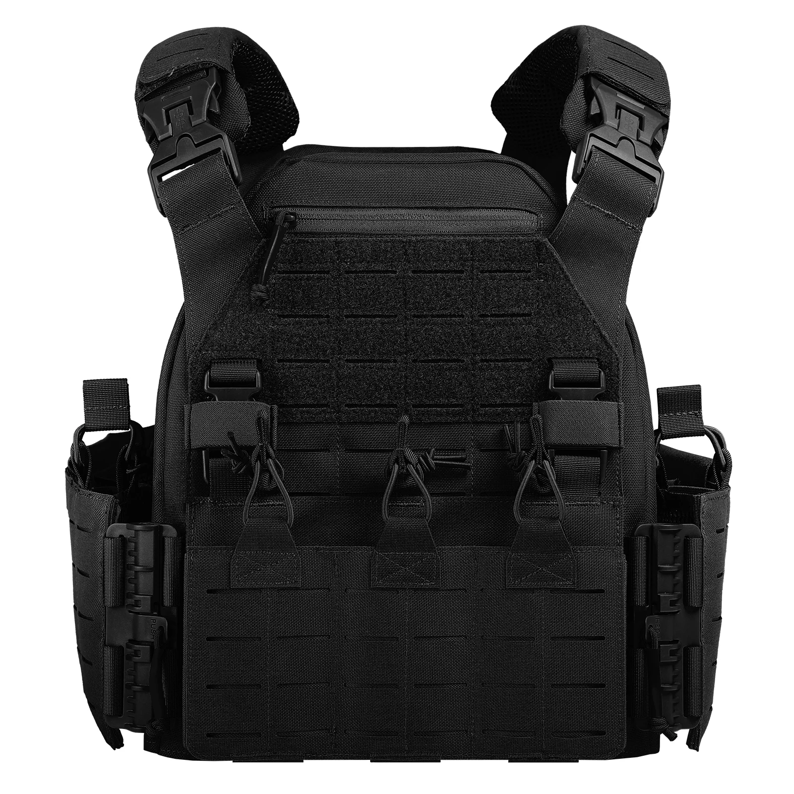 Outdoor 1000d Nylon Quick Release Tactical Vest Multi-purpose Molle ...